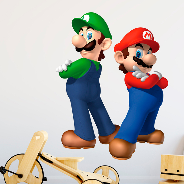 Stickers pour enfants: Super Mario et Luigi