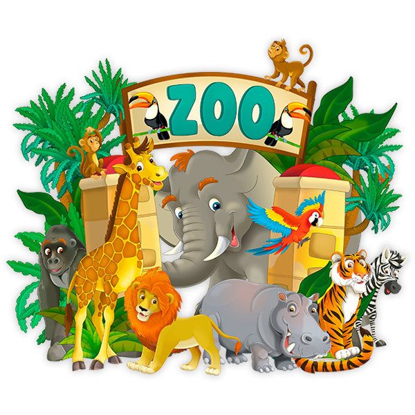 Stickers pour enfants: Zoo Adventure