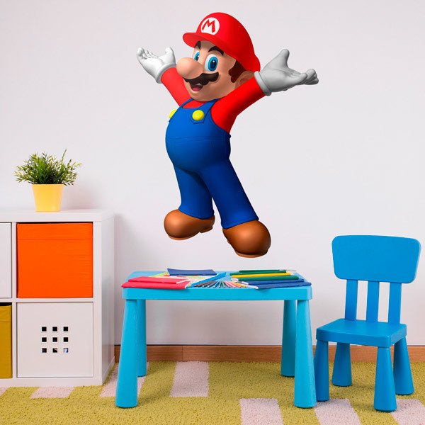 Stickers pour enfants: Mario Bros Joyeux