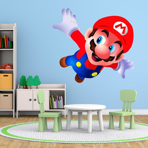 Stickers pour enfants: Mario Bros Volant