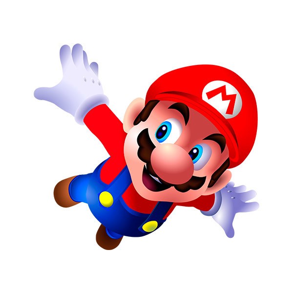 Stickers pour enfants: Mario Bros Volant