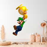 Stickers pour enfants: Luigi avec un Champignon Volant 3