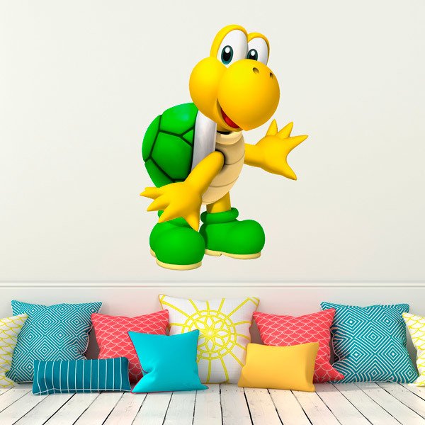 Stickers pour enfants: Koopa Vert