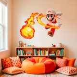 Stickers pour enfants: Mario Bros Boule de Feu 15