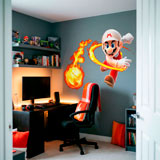 Stickers pour enfants: Mario Bros Boule de Feu 8