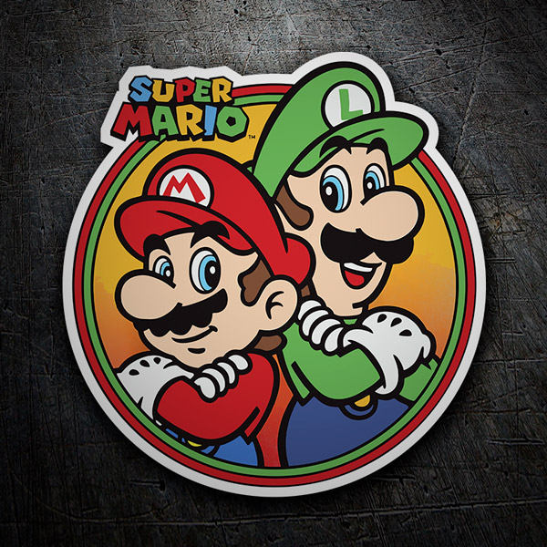Autocollants: Super Mario y Luigi