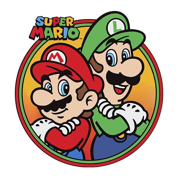 Stickers pour enfants: Mario et Luigi Team Bros