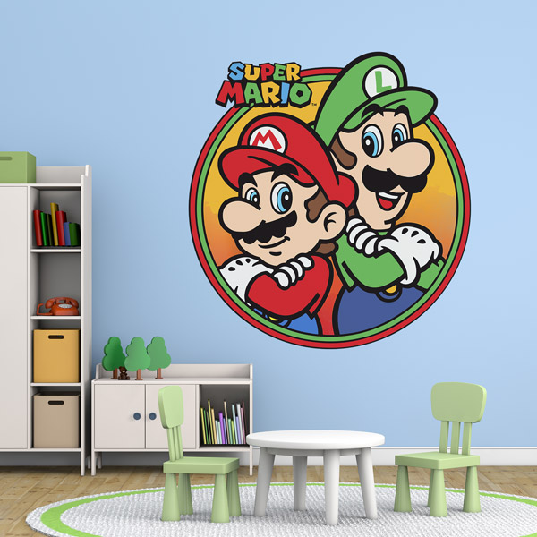 Stickers pour enfants: Mario et Luigi Team Bros
