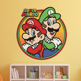 Stickers pour enfants: Mario et Luigi Team Bros 4