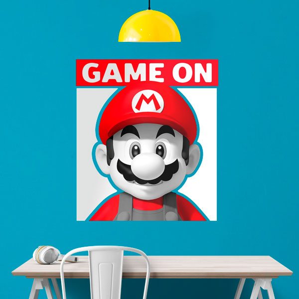 Stickers pour enfants: Mario Bros Game On