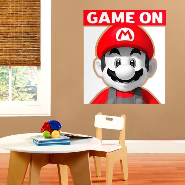 Stickers pour enfants: Mario Bros Game On