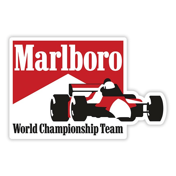 Autocollants: Marlboro Équipe du Championnat