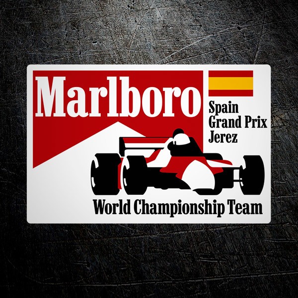 Autocollants: Marlboro Espagne Jerez