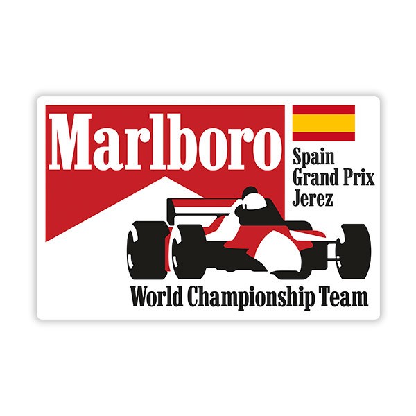 Autocollants: Marlboro Espagne Jerez
