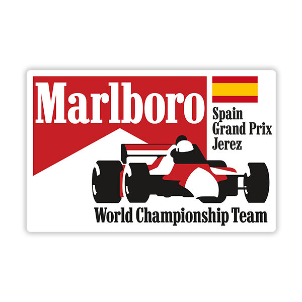 Autocollants: Marlboro Espagne Jerez