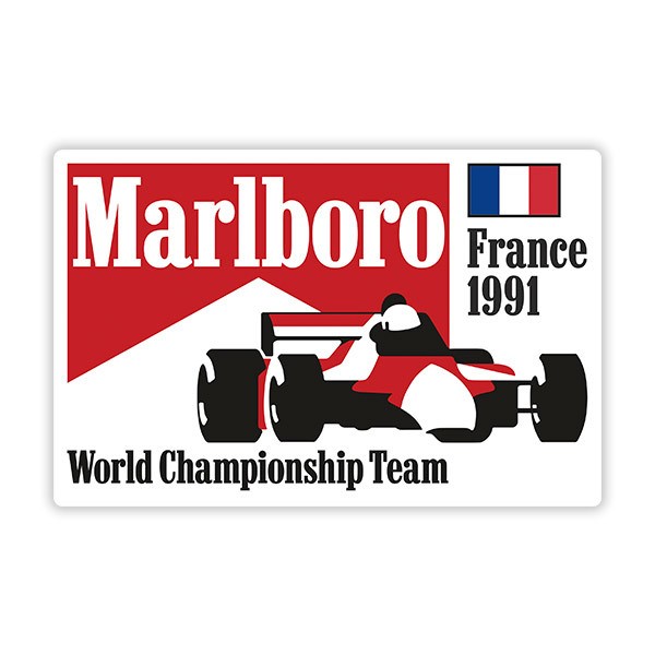 Autocollants: Marlboro France 1991