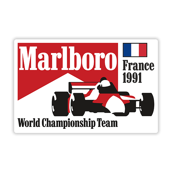 Autocollants: Marlboro France 1991