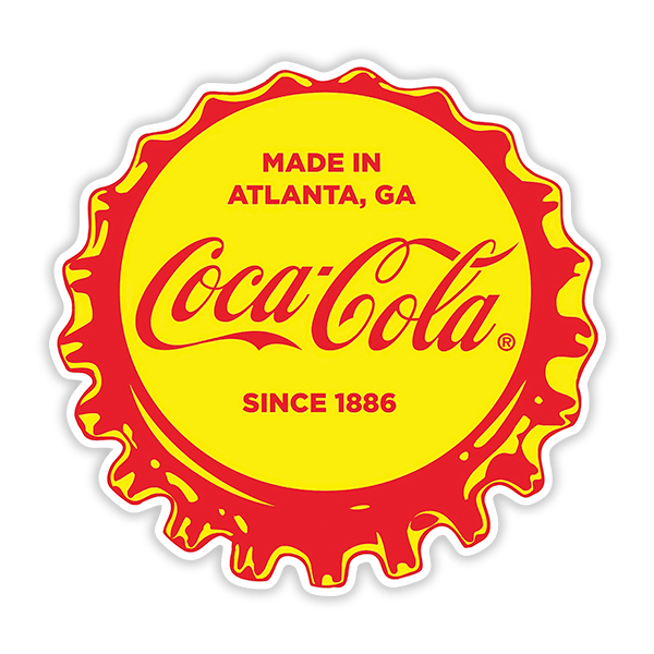 Autocollants: Coca Cola Since 1886
