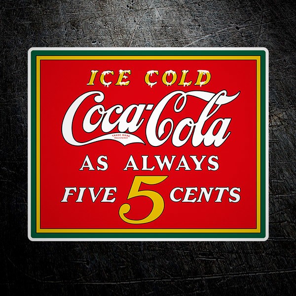Autocollants: Ice Cold Coca Cola as Always 1