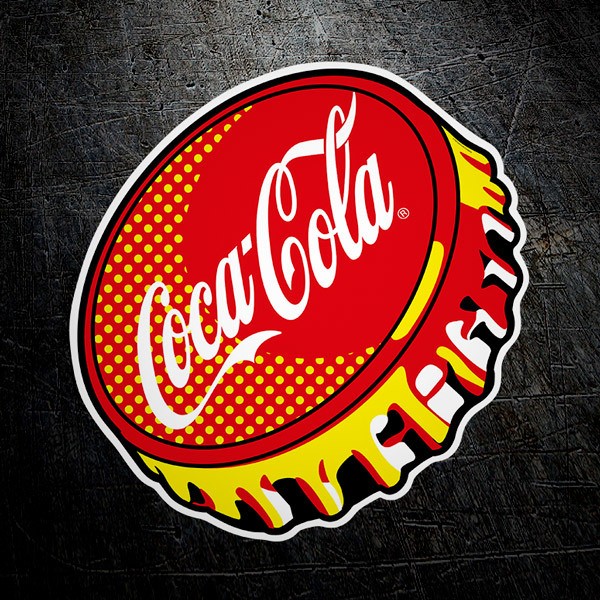 Autocollants: Assiette Coca Cola 1