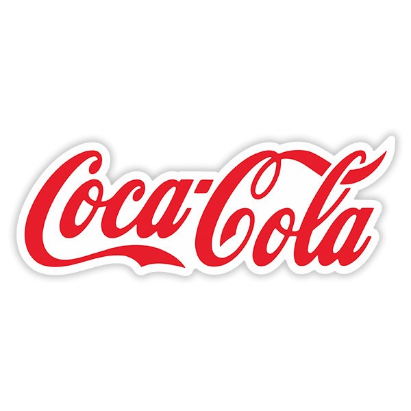 Autocollants: Lettrage Coca Cola