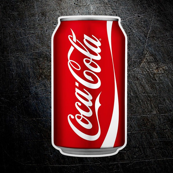 Autocollants: Canette de Coca Cola 1