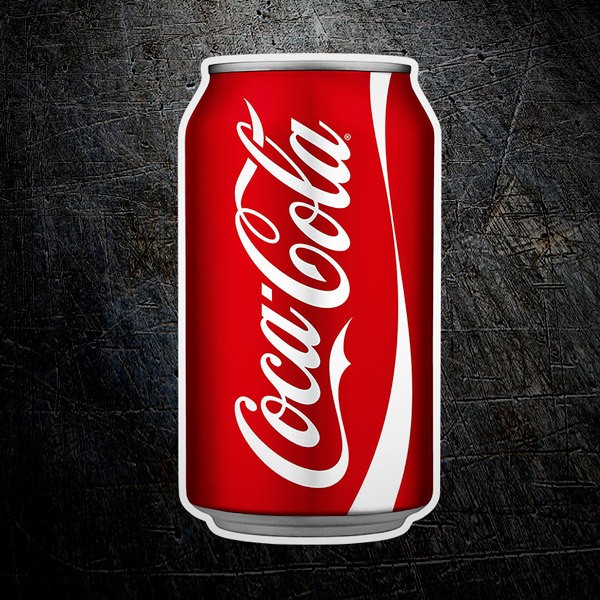 Autocollants: Canette de Coca Cola