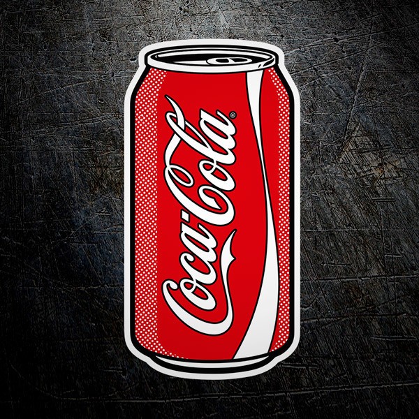 Autocollants: Canette Coca Cola Pop Art 1