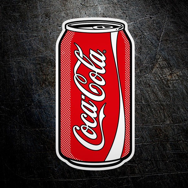 Autocollants: Canette Coca Cola Pop Art