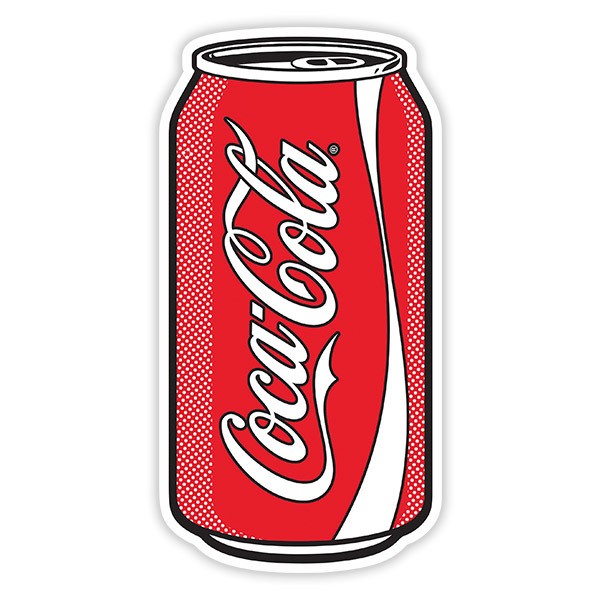 Autocollants: Canette Coca Cola Pop Art