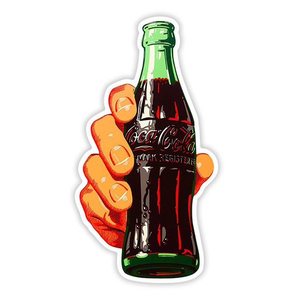 Autocollants: Main avec Coca Cola