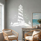 Stickers muraux: Phare et Voiliers 21