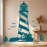 Stickers muraux: Phare et Voiliers 23