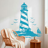 Stickers muraux: Phare et Voiliers 26