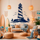 Stickers muraux: Phare et Voiliers 5