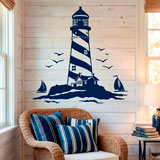 Stickers muraux: Phare et Voiliers 8