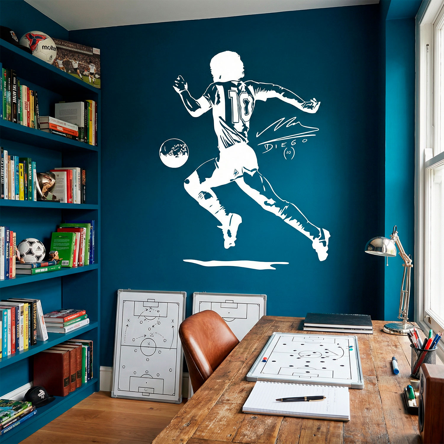 Stickers muraux: Diego Maradona el Pelusa