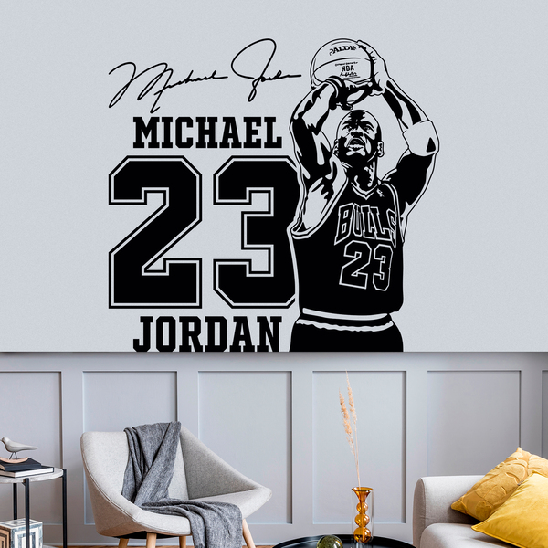 Stickers muraux: Michael Jordan 23