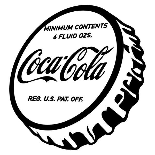 Stickers muraux: Assiette Coca Cola