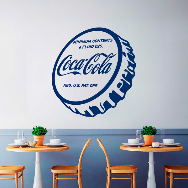 Stickers muraux: Assiette Coca Cola