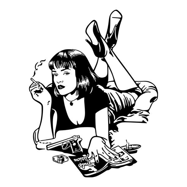 Stickers muraux: Mia Wallace