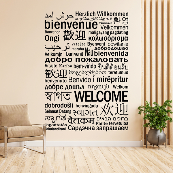 Stickers muraux: Bienvenue à Langues II