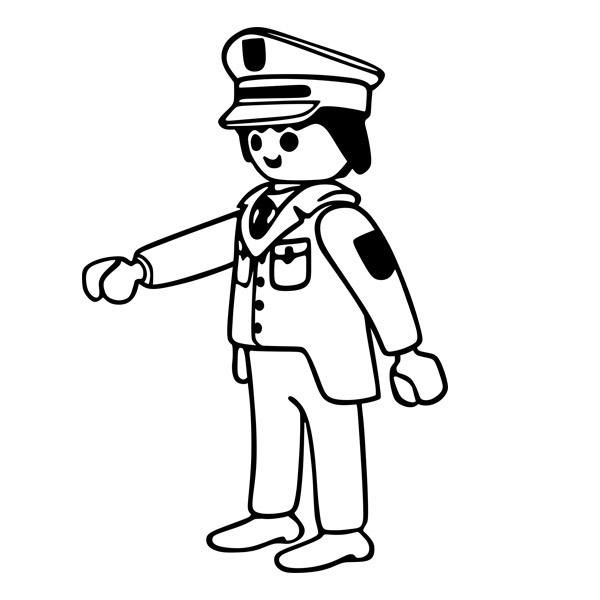 Stickers pour enfants: Playmobil Police