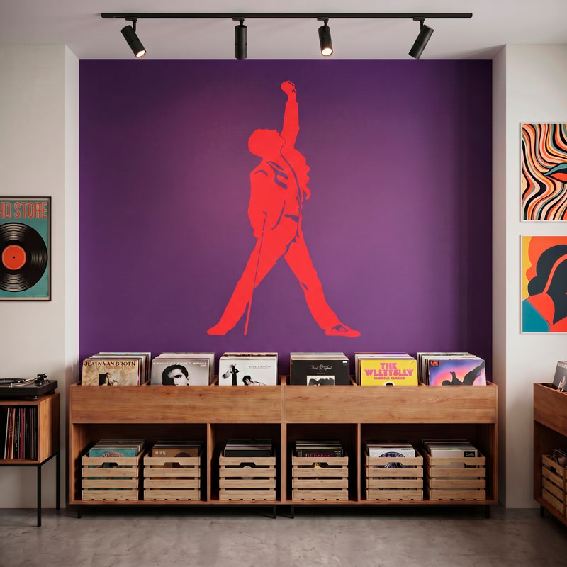 Silhouette de Freddie Mercury 5/7