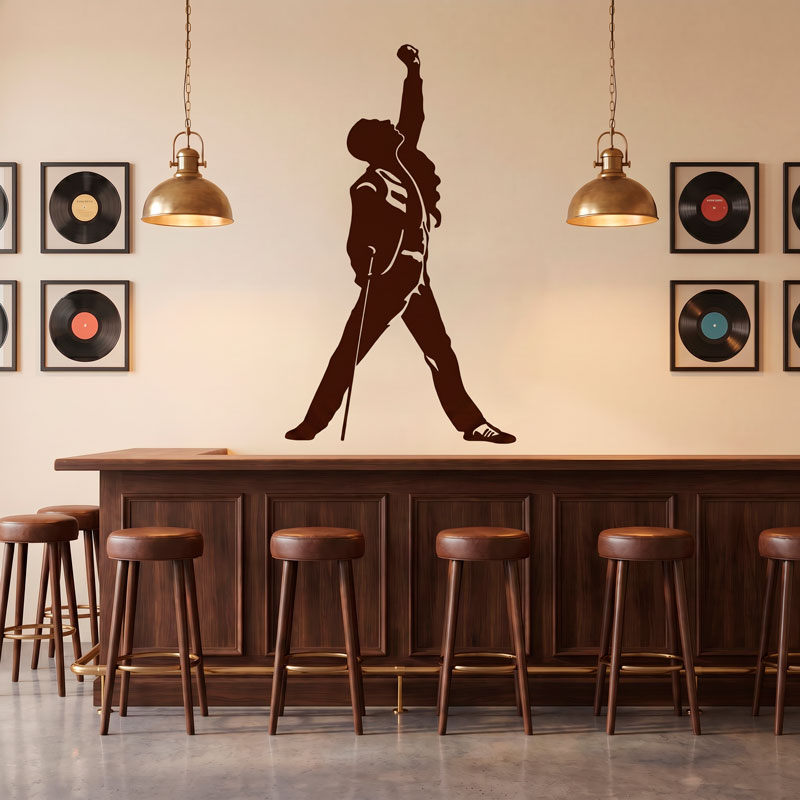 Silhouette de Freddie Mercury 6/7