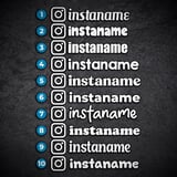 Autocollants: Instagram personnalisé