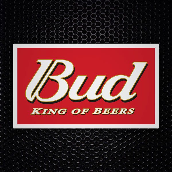 Autocollants: Bud King of Beers