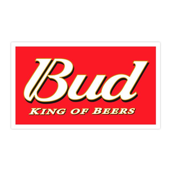 Autocollants: Bud King of Beers