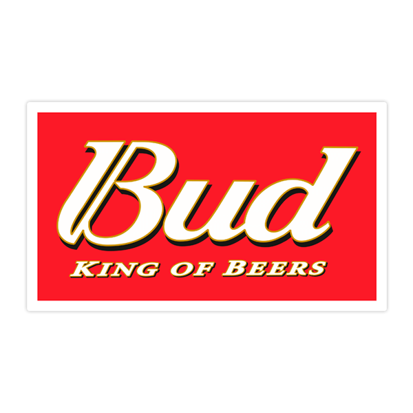 Autocollants: Bud King of Beers 0