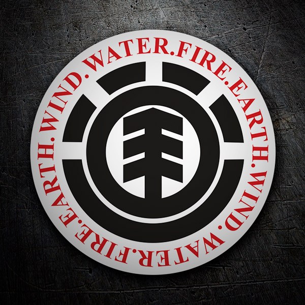 Autocollants: Element Water Fire 1